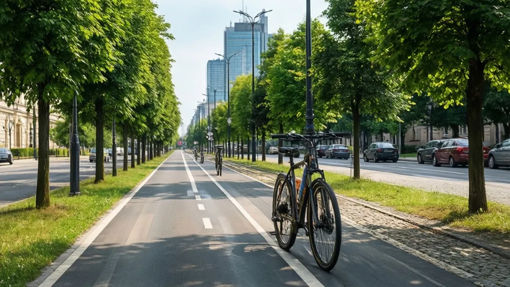 Rozwój infrastruktury rowerowej w głównych dzielnicach stolicy