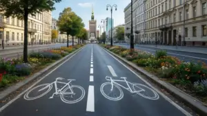 Rozwój infrastruktury rowerowej w głównych dzielnicach stolicy
