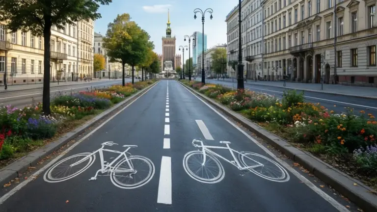 Rozwój infrastruktury rowerowej w głównych dzielnicach stolicy