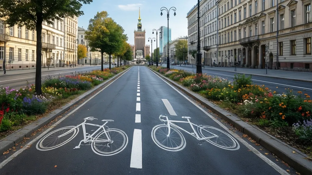 Rozwój infrastruktury rowerowej w głównych dzielnicach stolicy